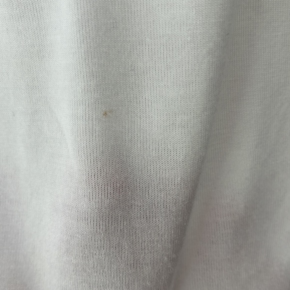 Bebe Logo Rhinestone Tee in White, Size Large. - Picture 9 of 9